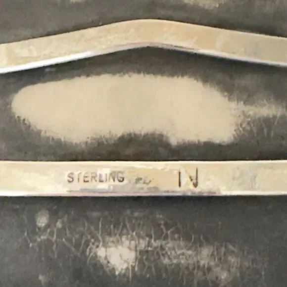 Signed Huge Navajo Sterling Silver Turquoise Cluster Bracelet 152 Grams Museum - Picture 8 of 16